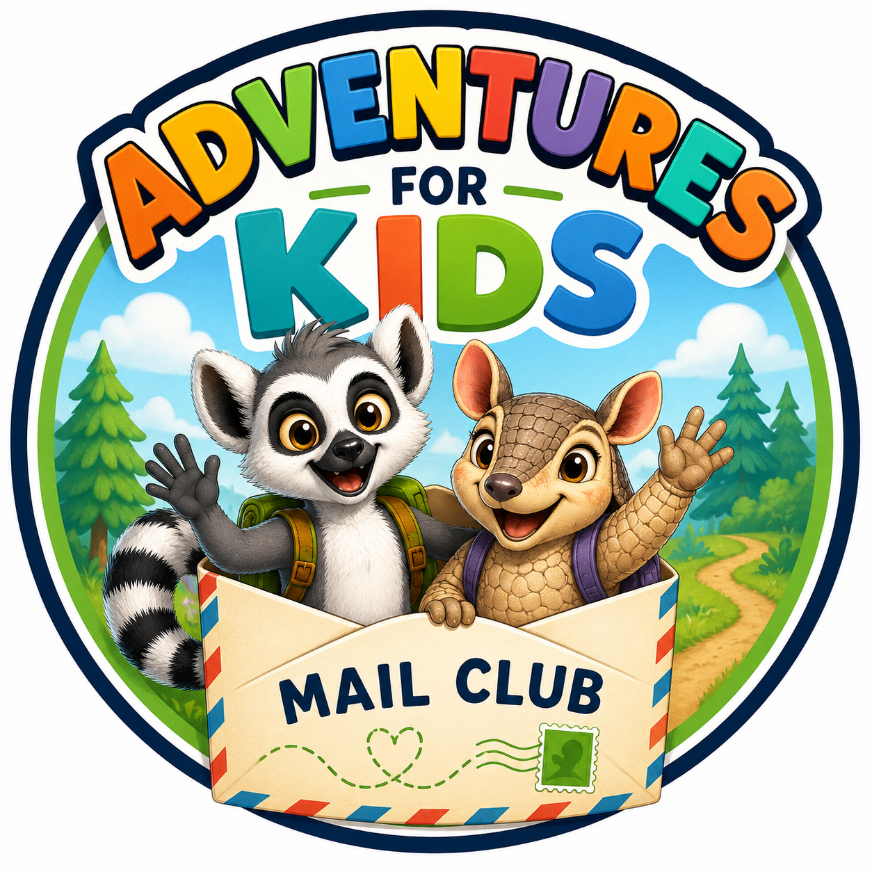 The Kids Club: a monthly mail adventure for ages 4 to 8 with stories, activities, and little surprises.